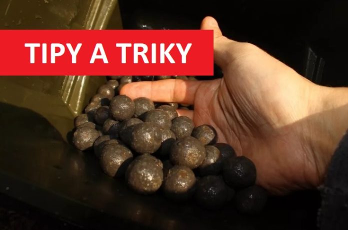 Namočené krmné boilies na kapry