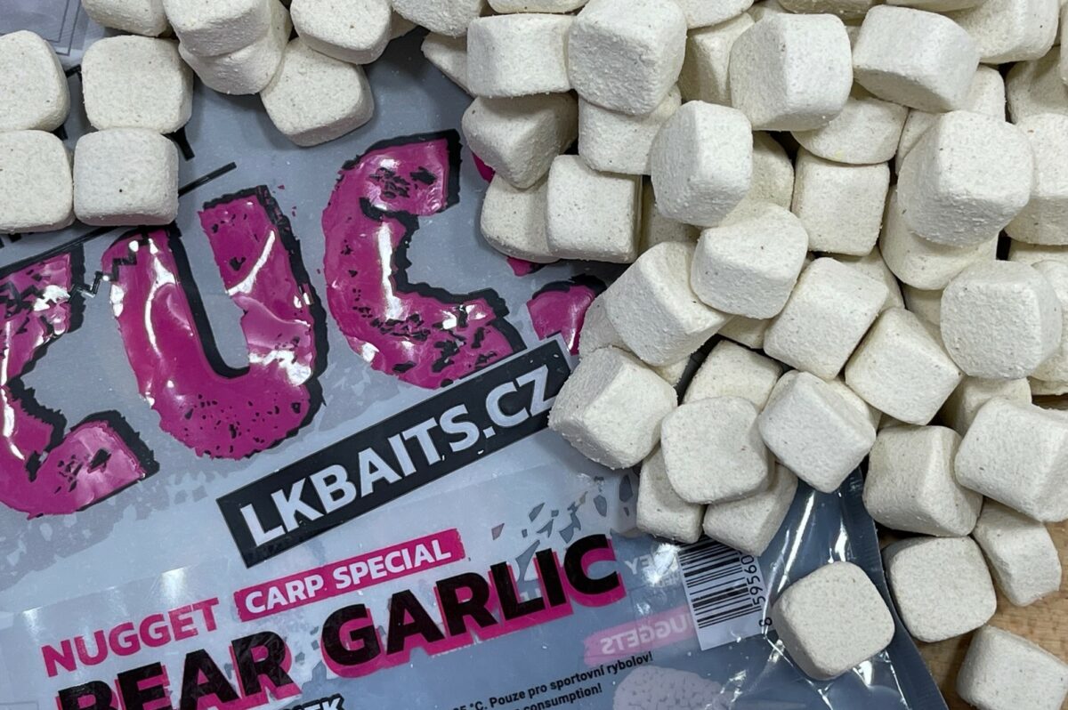 Česnekové bílé nugety na ryby cuc garlic bear LK Baits