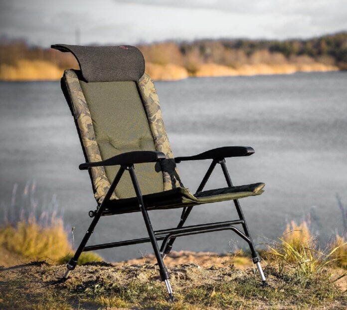 Křeslo pro rybáře s krční opěrkou Giants Fishing Chair Gaube XT