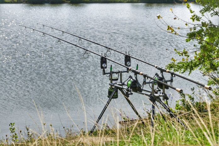 Rybářský stojan na pruty od slovenské značky Delphin