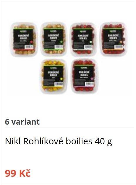 Nikl rohlíkové boilies