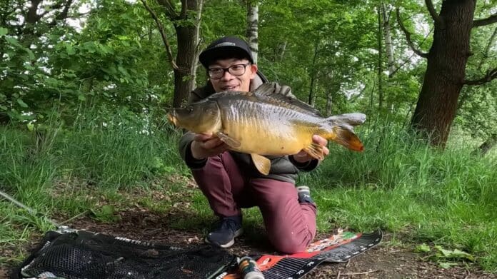 Kapr ulovený Šonem