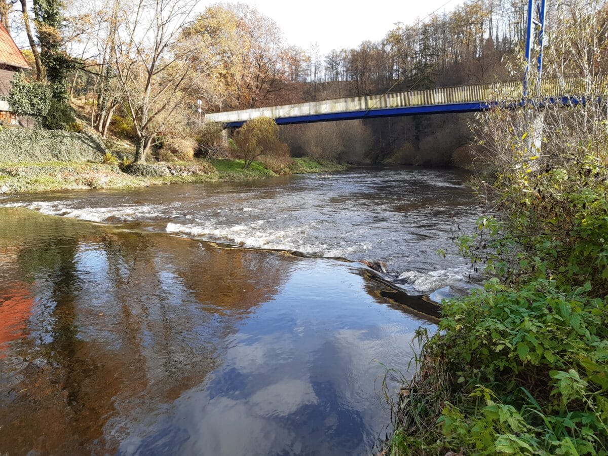 Jihočeská řeka Malše.