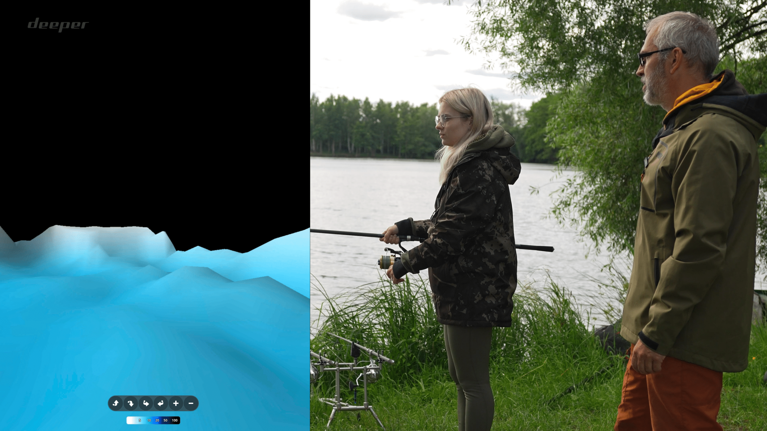 Deeper nahazovací sonar