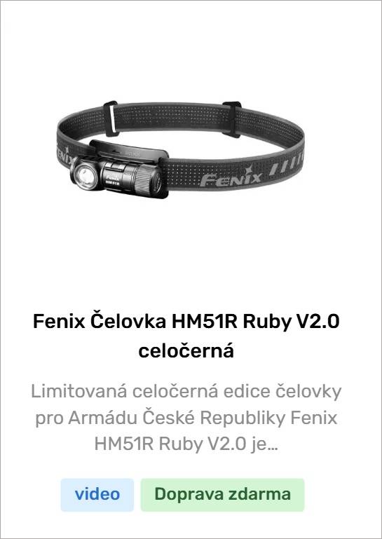 Čelovka Fenix