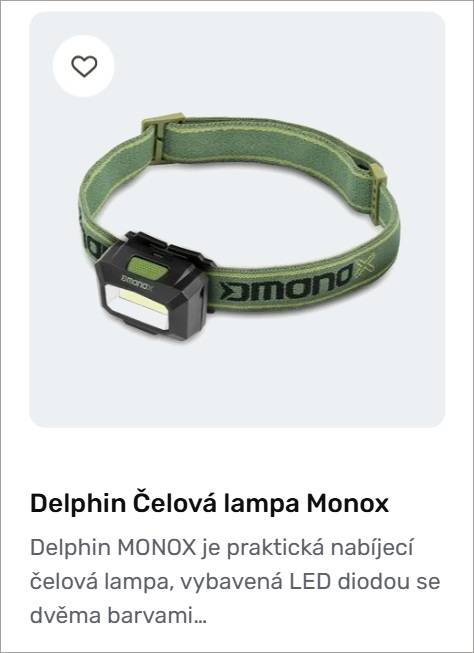 Čelovka Delphin Monox