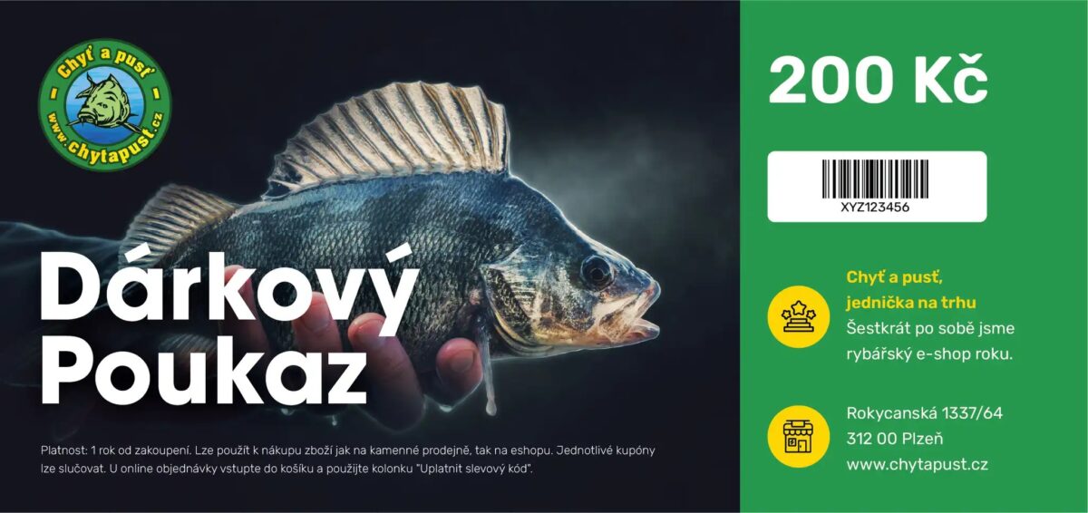 Dárkový poukaz Chyť a pusť