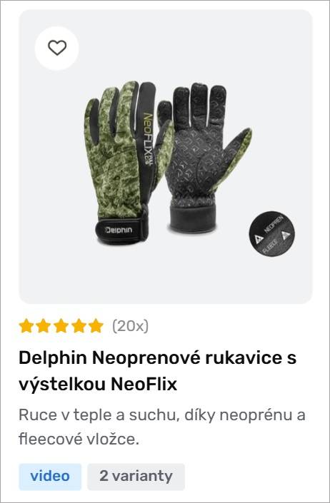 Delphin rukavice