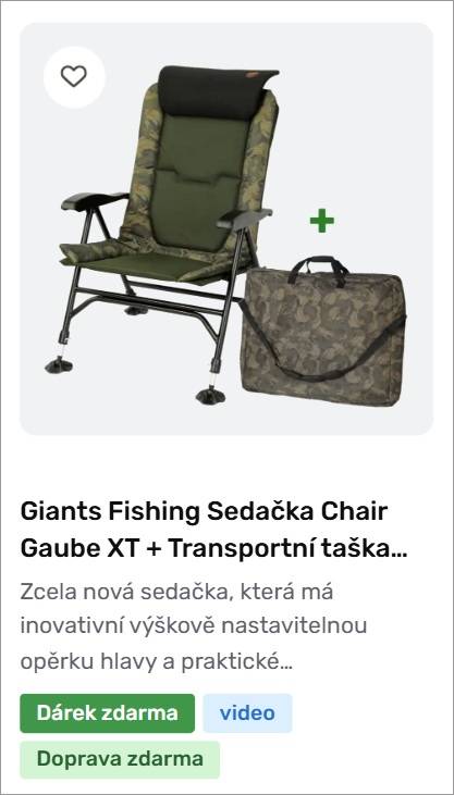 Giants Fishing sedačka