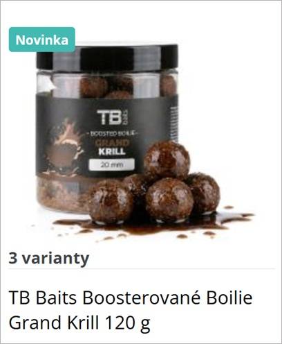 Boosterované boilie
